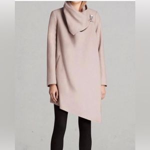 All Saints monument coat, Size 10, asymmetrical hem